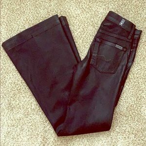 7 For All Mankind Coated Ginger Jeans 24